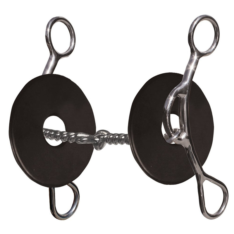 Professional's Pozzi Twisted Snaffle Gag Bit