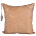 Chevron Leather Pillow