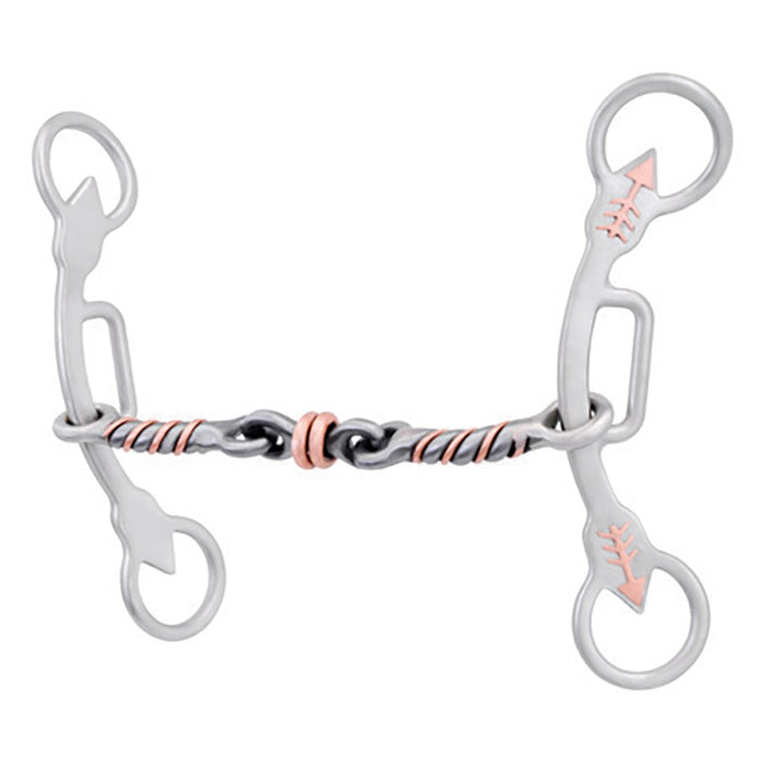 Emilie Veillette Marley Twisted Wire Copper Dog Bone Gag Bit