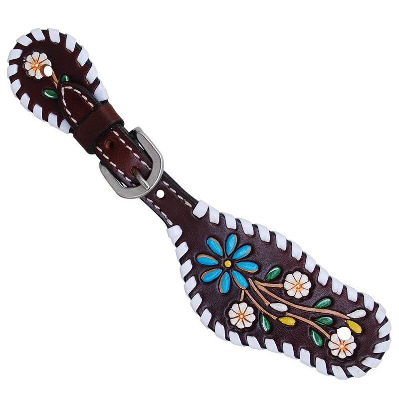 Floral Vine Youth Spur Straps