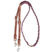 Martin Saddlery 3/4in. Purple Laced Barrel Reins