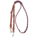 Martin Saddlery 3/4in. Purple Laced Barrel Reins