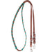 Martin Saddlery Turquoise Laced Barrel Reins