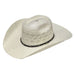 Twister Bangora Ivory and Grey 4 1/4" Brim Cowboy Hat