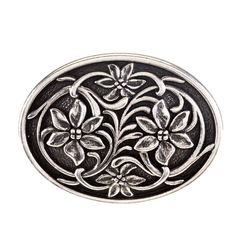 1 2/3in Spring Flower Oval Chicago Screw Conchoo