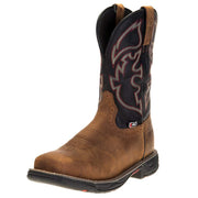 Justin Boot Company Men's Stampede Rush Tan 11in. Black Maldova H2O Comp Toe Work Boot
