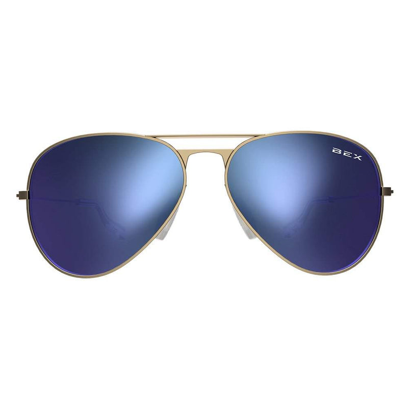 Bex Wesley Gold/Sky Sunglasses