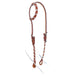 Silver Laced Single Ear Headstall
