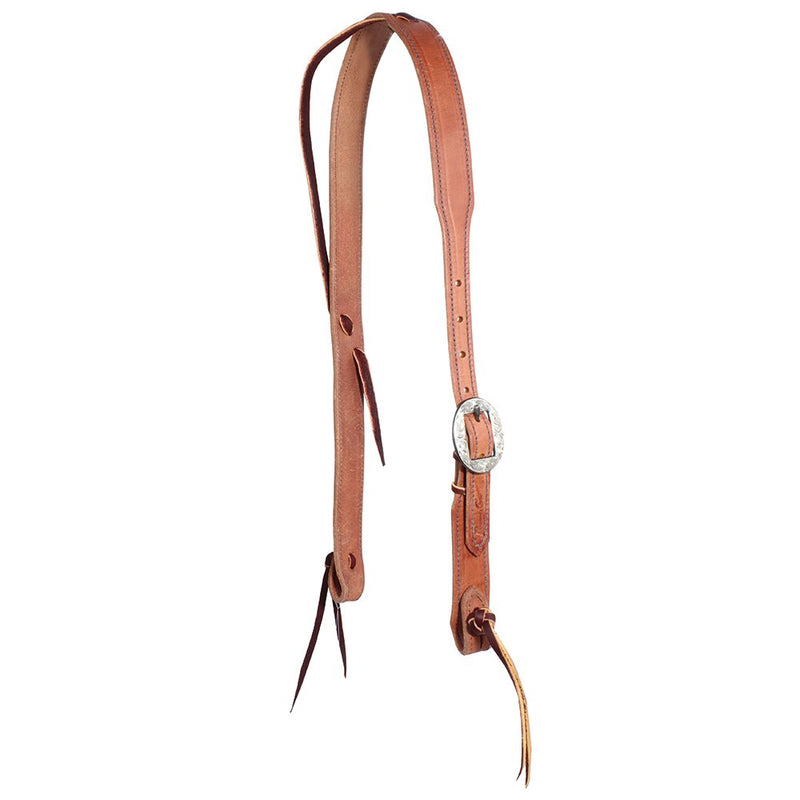 Cowboy Knot Silver Buckle Headstall