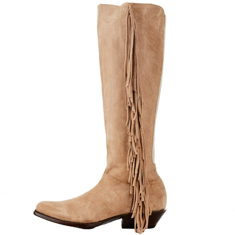 Stetson Footwear Women's Dani Toasted Almond Suede 18in. Boot