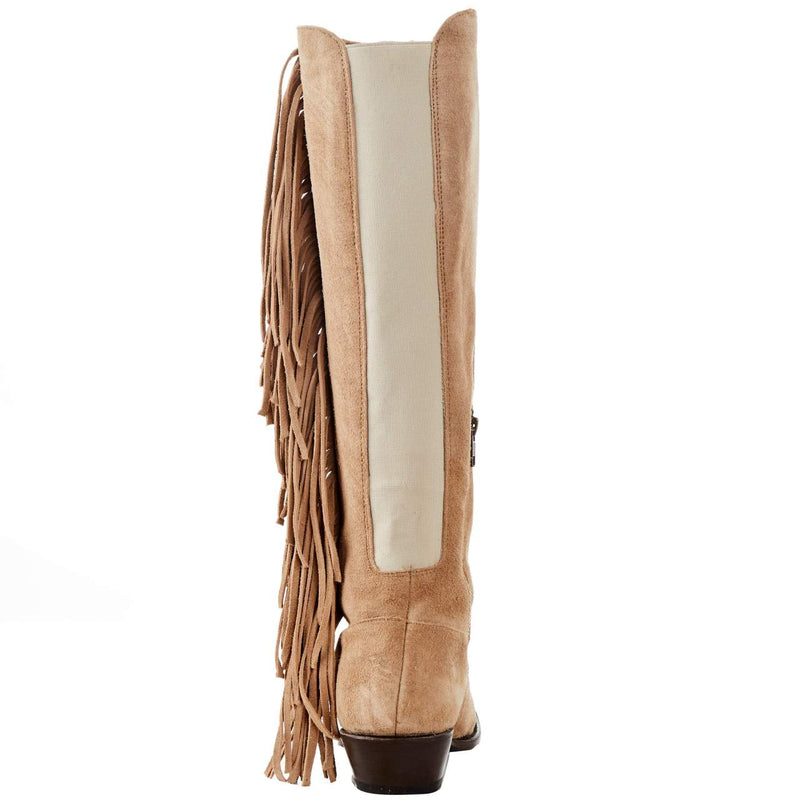 Stetson Footwear Women's Dani Toasted Almond Suede 18in. Boot