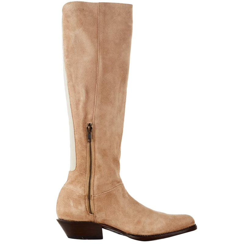 Stetson Footwear Women's Dani Toasted Almond Suede 18in. Boot