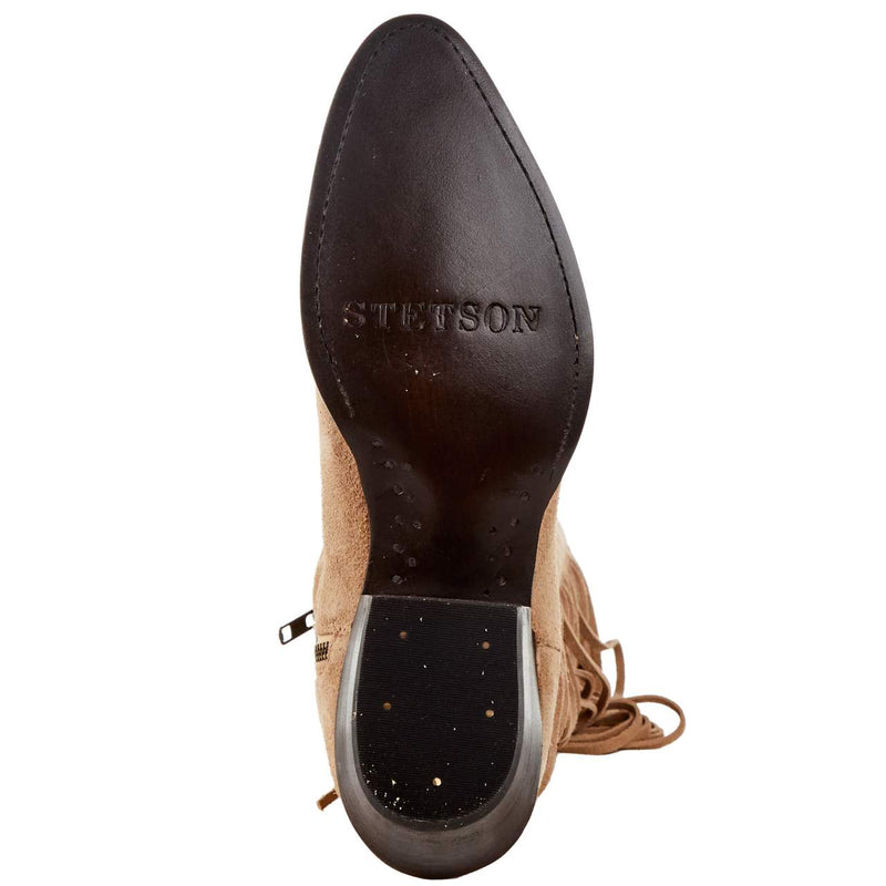 Stetson Footwear Women's Dani Toasted Almond Suede 18in. Boot