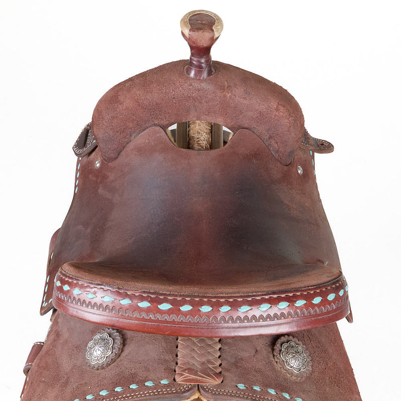 NRS Competitor Series Used 13in Roughout Breakaway and Goat Tying Saddle