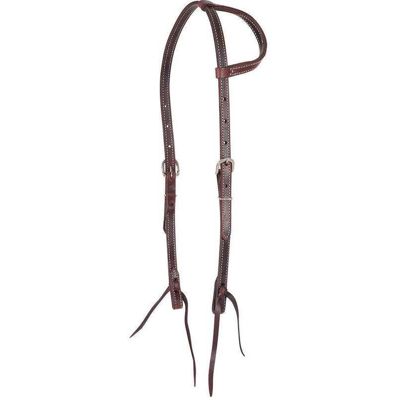 Martin Saddlery Double and Stitched 5/8in. Slip Ear Headstall