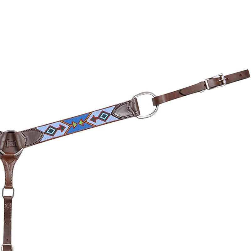 Cashel Company Blue/Green Beaded Breast Collar