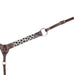 Cashel Company Brown Cheetah Beaded Breast Collar