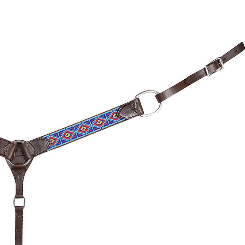 Cashel Company Turquosie/Red Beaded Breast Collar