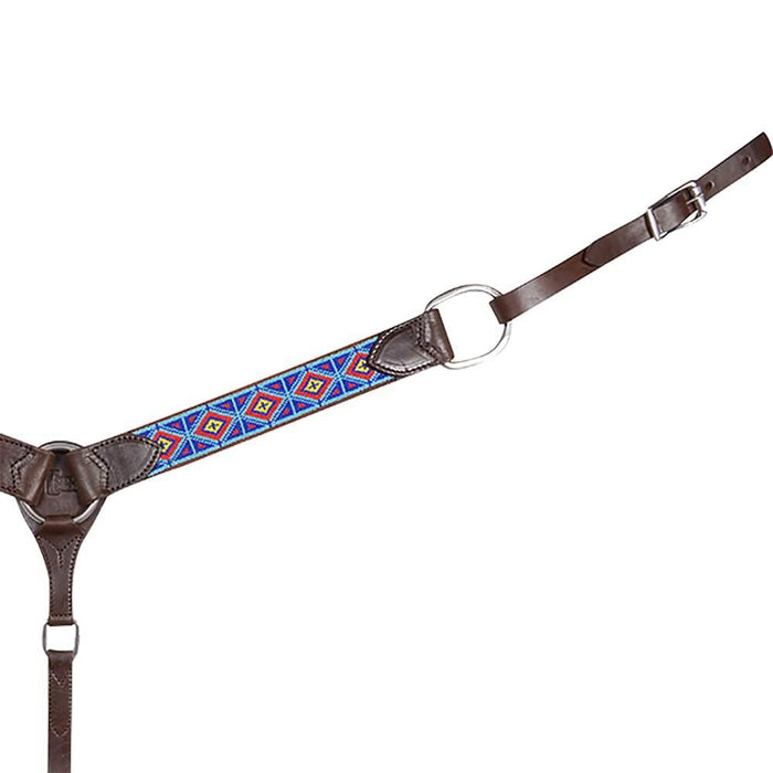 Cashel Company Turquosie/Red Beaded Breast Collar