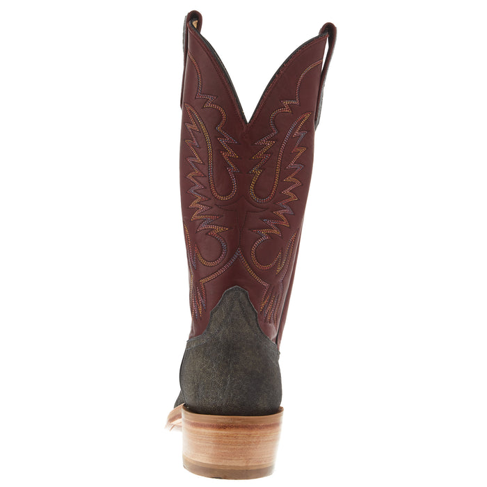 Rios Of Mercedes Women's Ride Ready Grey Safari Elephant Ear 13In Oxblood Waxy Kansas Top Boot
