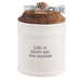 Mud Pie Life is Short Cookie Jar