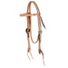 5/8in Roughout Buckstitch Browband Headstall with Vegas Buckles