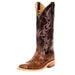 Women`s Kango Tobacco Full Quill Ostrich Chocolate Explosion