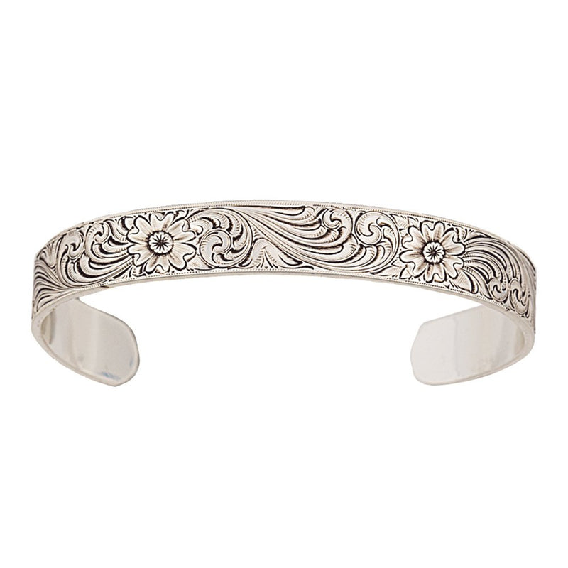 Silversmith Classic Engraved Narrow Cuff