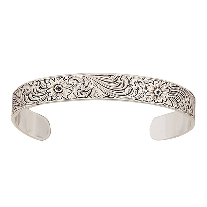 Silversmith Classic Engraved Narrow Cuff