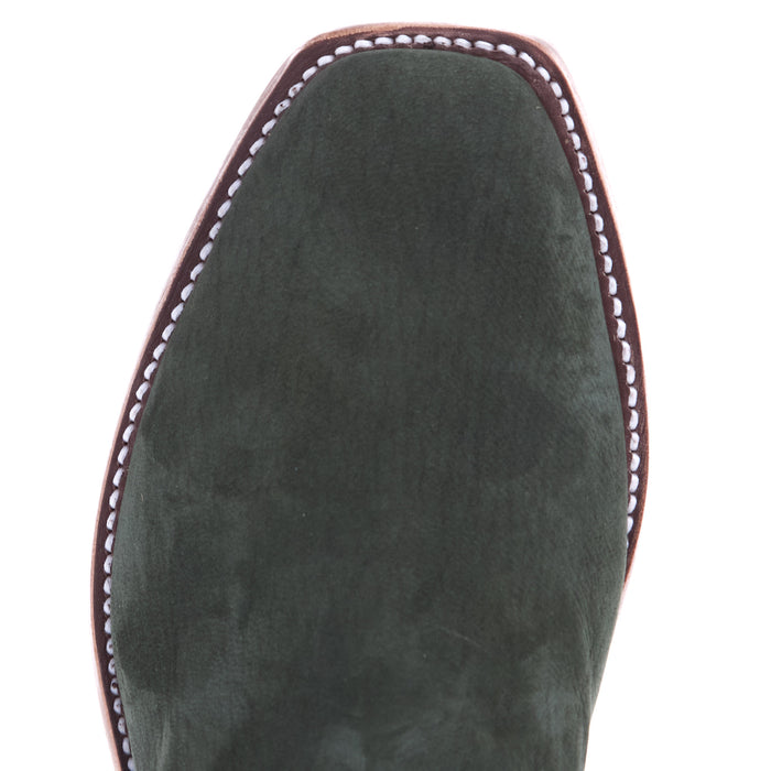 Rios Of Mercedes Men's Ride Ready Moss Nubuck Poseidon 13in Western Tool Top