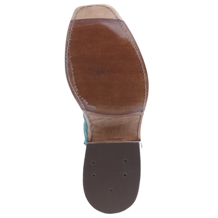 Rios Of Mercedes Men's Ride Ready Moss Nubuck Poseidon 13in Western Tool Top