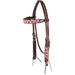 Cashel Company Brown Cheetah Beaded Browband Headstall