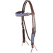 Cashel Company Turquoise/Red Beaded Browband Headstall