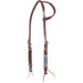 Cashel Company Blue/Green Beaded Slip Ear Headstall