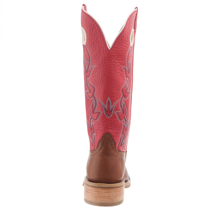 Rios Of Mercedes Men's Ride Ready Venetta Cuero Vamp 15 In Red Bulldozer Top Boot