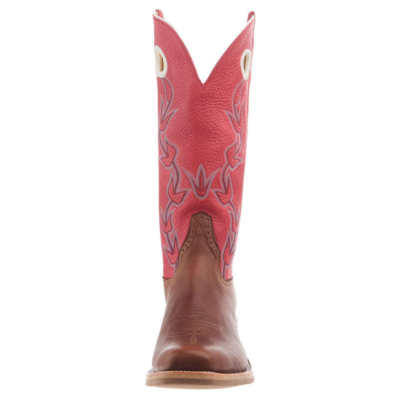 Rios Of Mercedes Men's Ride Ready Venetta Cuero Vamp 15 In Red Bulldozer Top Boot