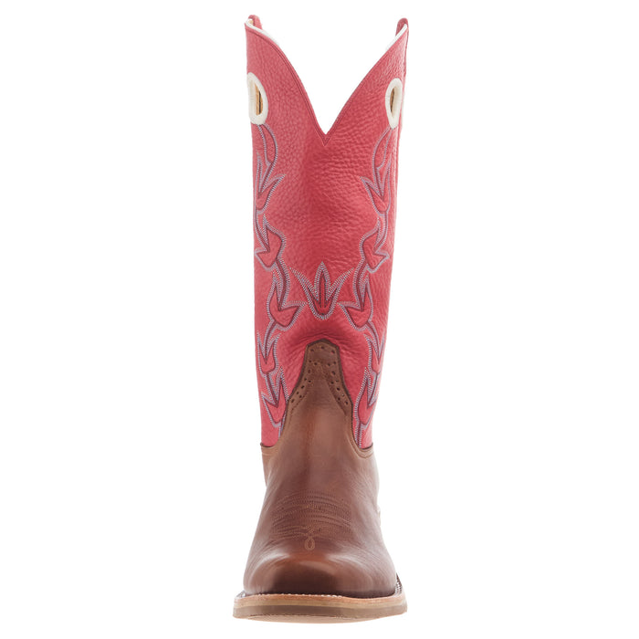 Rios Of Mercedes Men's Ride Ready Venetta Cuero Vamp 15 In Red Bulldozer Top Boot