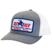 Heather/White Retro Patch Cap