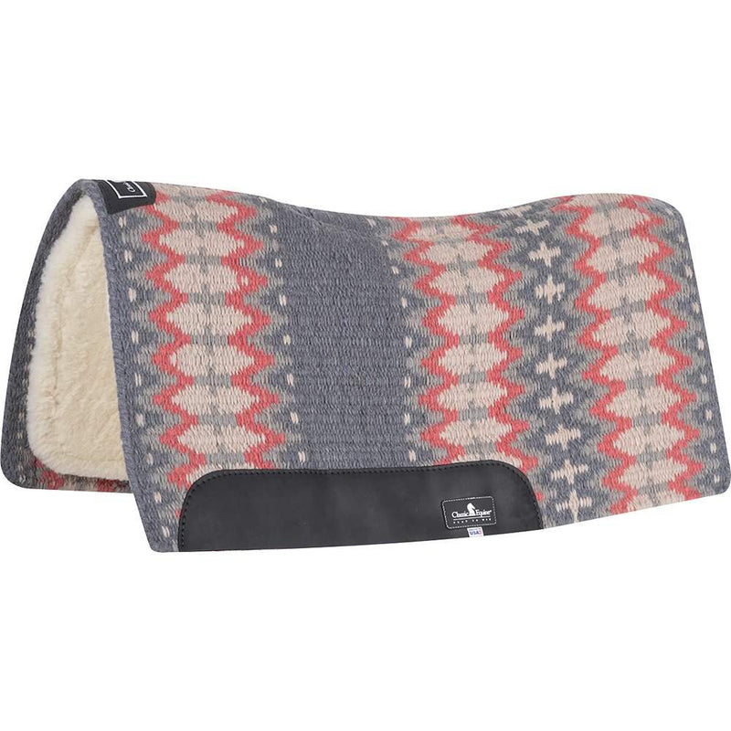 Classic Sensorflex Contoured Saddle Pad (Grey/Ivory)