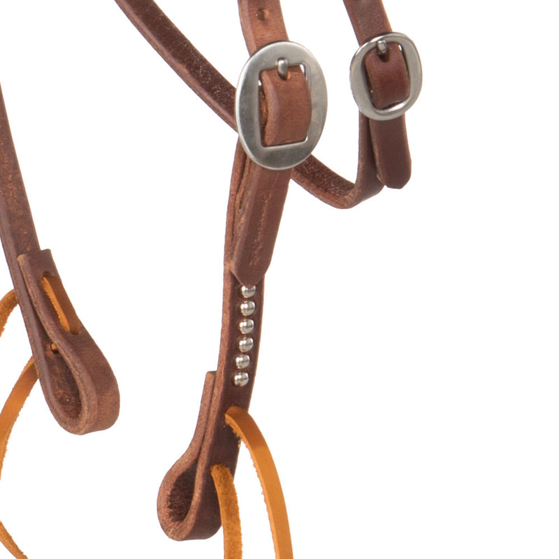Cowperson Tack Dotted Browband Headstall