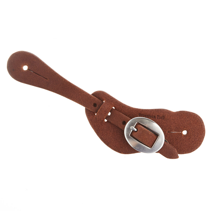 Cowperson Tack Rougout Leather Ladies Spur Straps