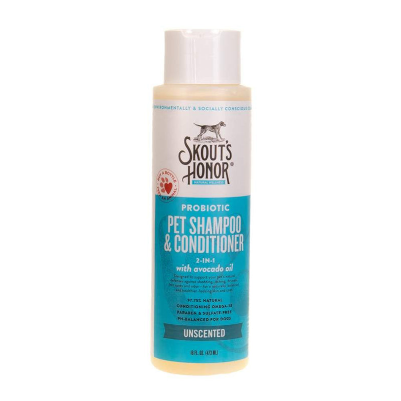 Skouts Honor Skout's Unscented Probiotic 2-in-1 Shampoo & Conditioner
