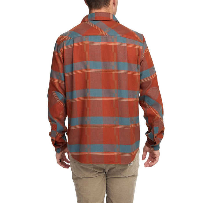 Howler Brothers Men's Harker's Terracotta Flannel Shirt