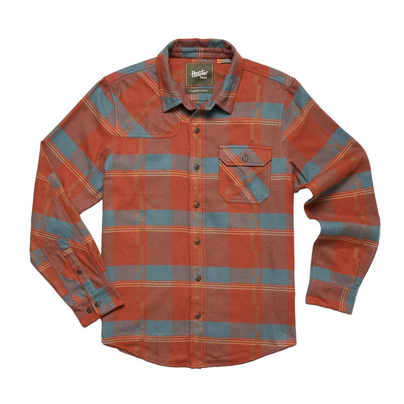 Howler Brothers Men's Harker's Terracotta Flannel Shirt