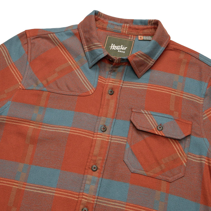 Howler Brothers Men's Harker's Terracotta Flannel Shirt