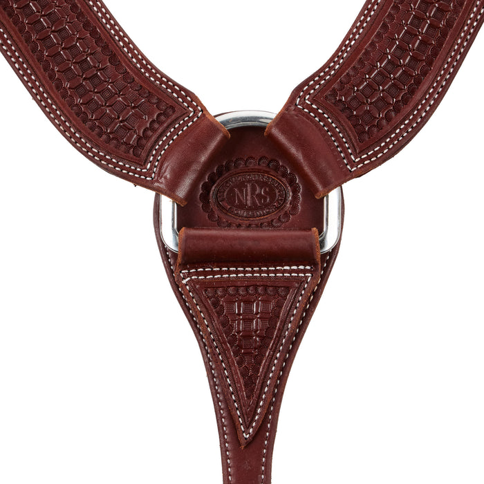 NRS Competitors Heavy Oil Waffle Stamp 2 3/4 Inch Roper Breast Collar
