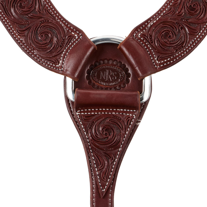 Nrs Competitors Heavy Oil Floral 2 3/4 Inch Roper Breast Collar