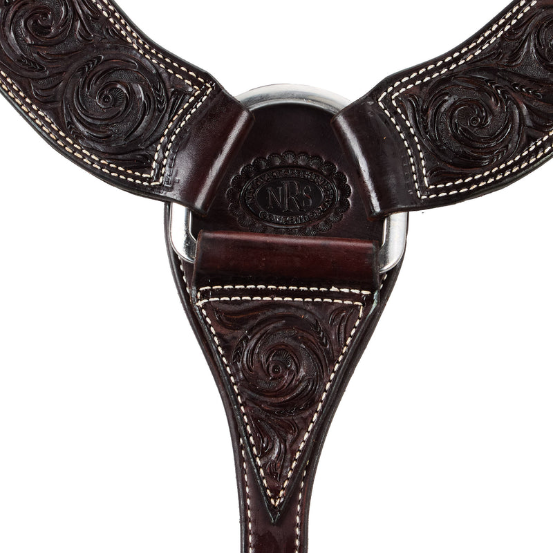 NRS Competitors Chocolate Floral 2 3/4 Inch Roper Breast Collar