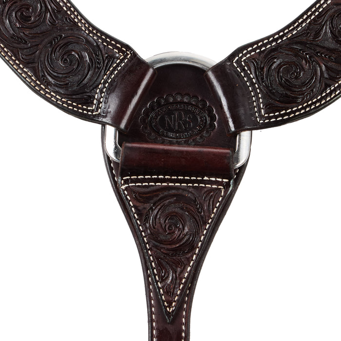 NRS Competitors Chocolate Floral 2 3/4 Inch Roper Breast Collar