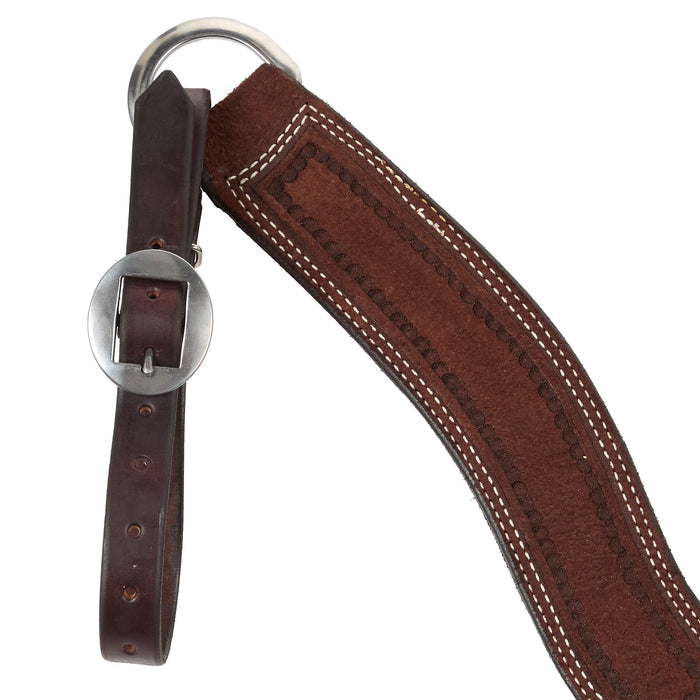 NRS Competitors Chocolate Roughout Shell Border 2 3/4 Inch Roper Breast Collar